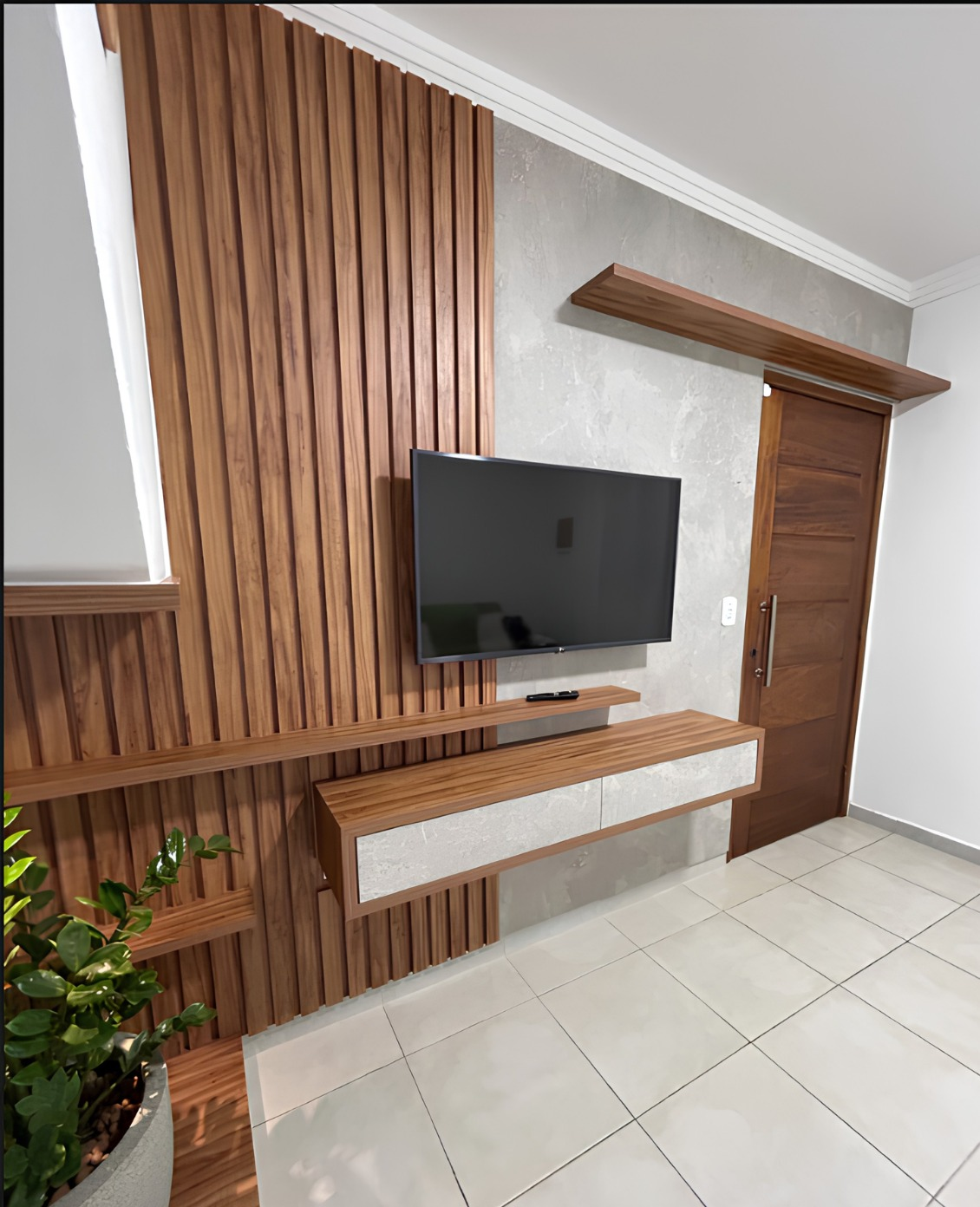 Painel Ripado para Sala de Estar